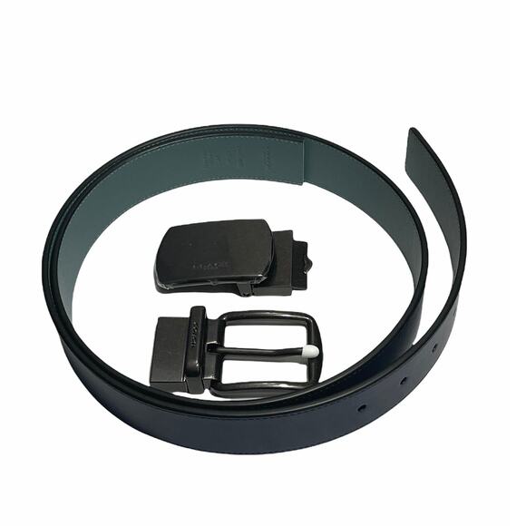 Coach Boxed Plaque And Harness Buckle Cut To Size Reversible Belt, 38 Mm New main image 5